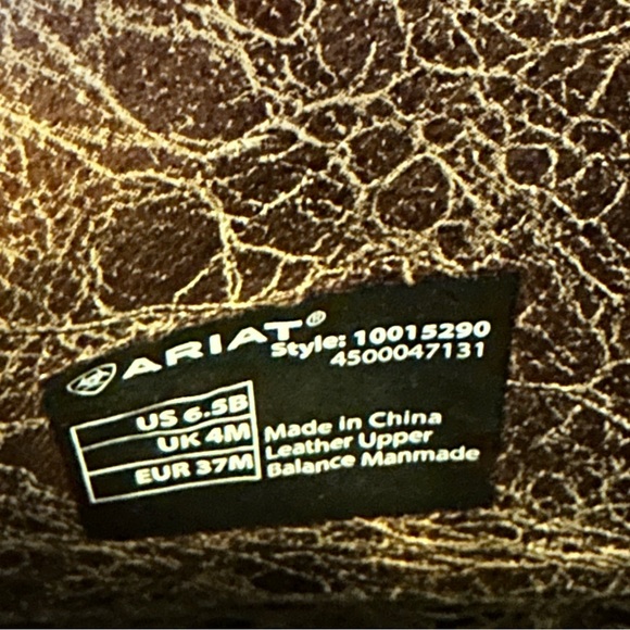 Brown leather cowboy boots 6.5 - Picture 8 of 8